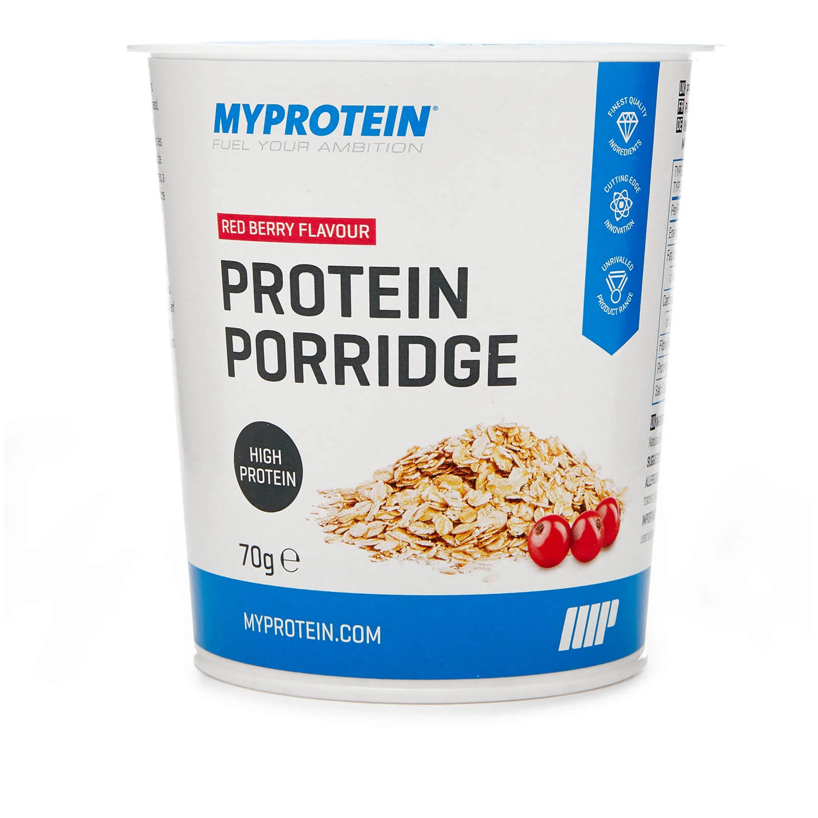 Protein Porridge Kelímek (Vzorek) - 70g - Červené plody Obrázek 1
