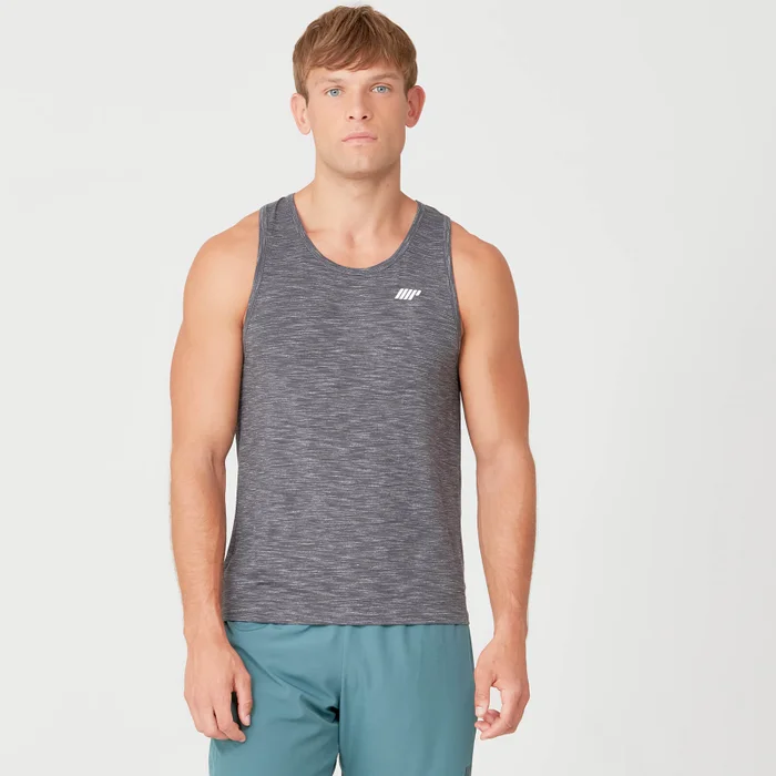 Performance Tank Top - Šedý melír