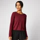 Dry-Tech top s dlouhým rukávem - Oxblood