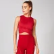 Energy Crop Top - Rudý