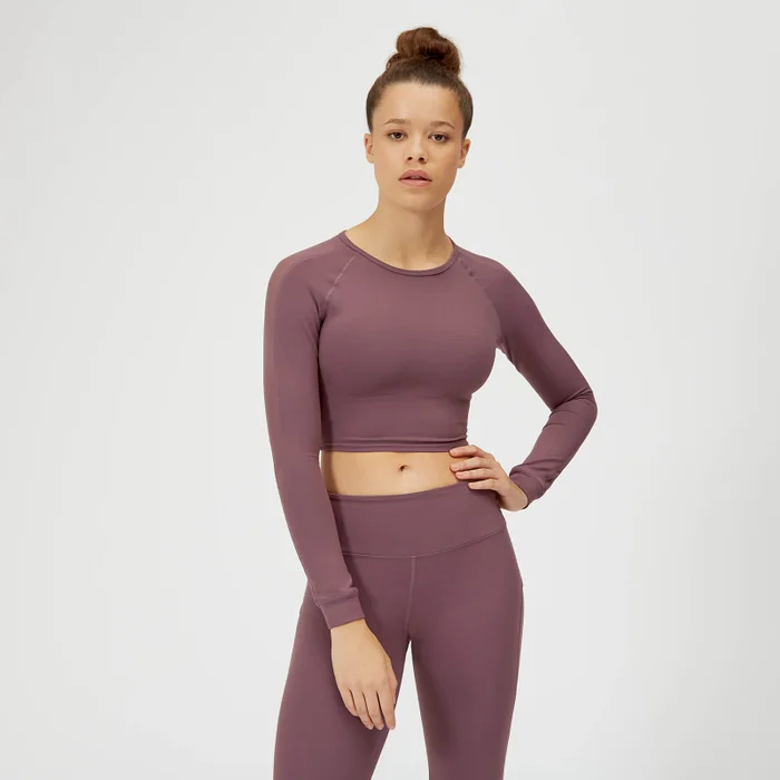 Síťovaný Power crop top