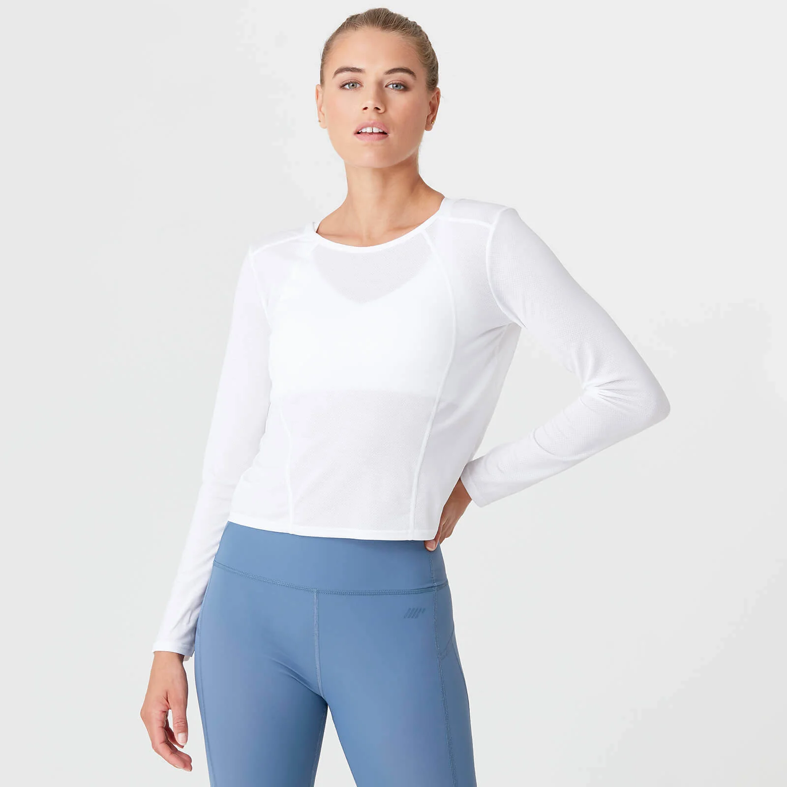 Dry-Tech tričko s dlouhým rukávem - Bílé - XS Obrázek 1