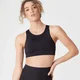 Shape bezešvá ultra sportovní podprsenka - Černá