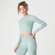 Shape bezešvý crop top
