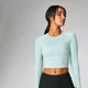 Shape bezešvý crop top