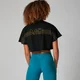 Logo Crop Top - Černý
