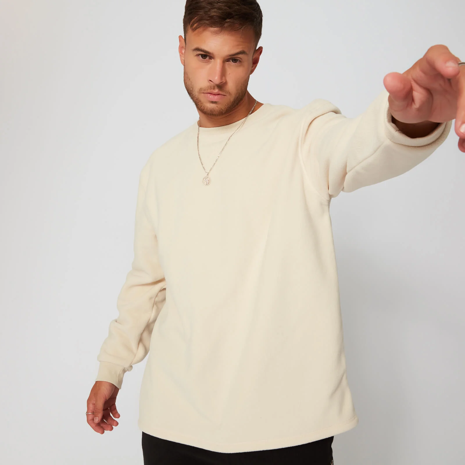 Keep Warm Crew mikina - Krémová - XS Obrázek 1