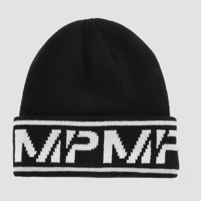 Logo Beanie čepice - Černá