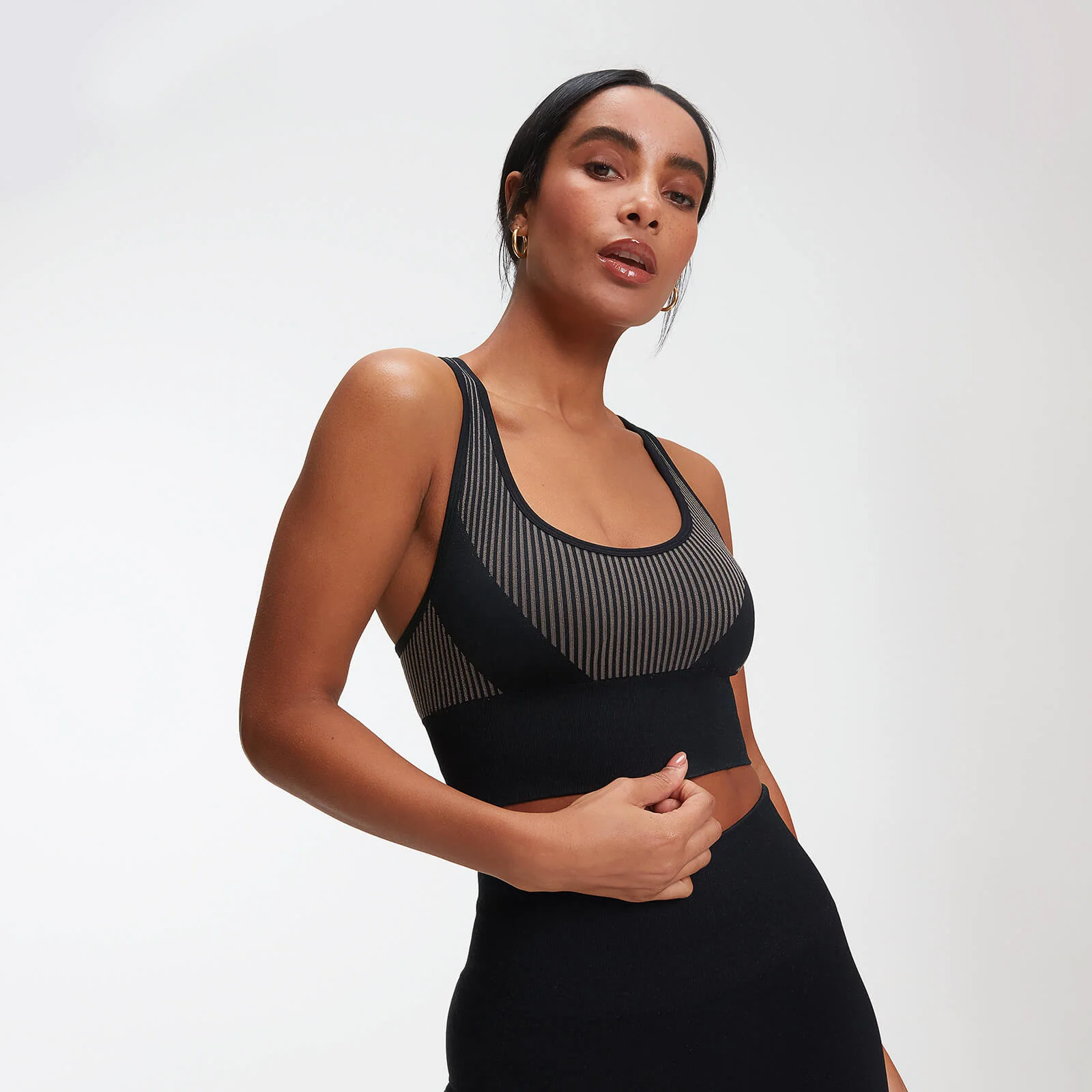 Impact bezešvá sportovní podprsenka - Černá - XS Obrázek 1