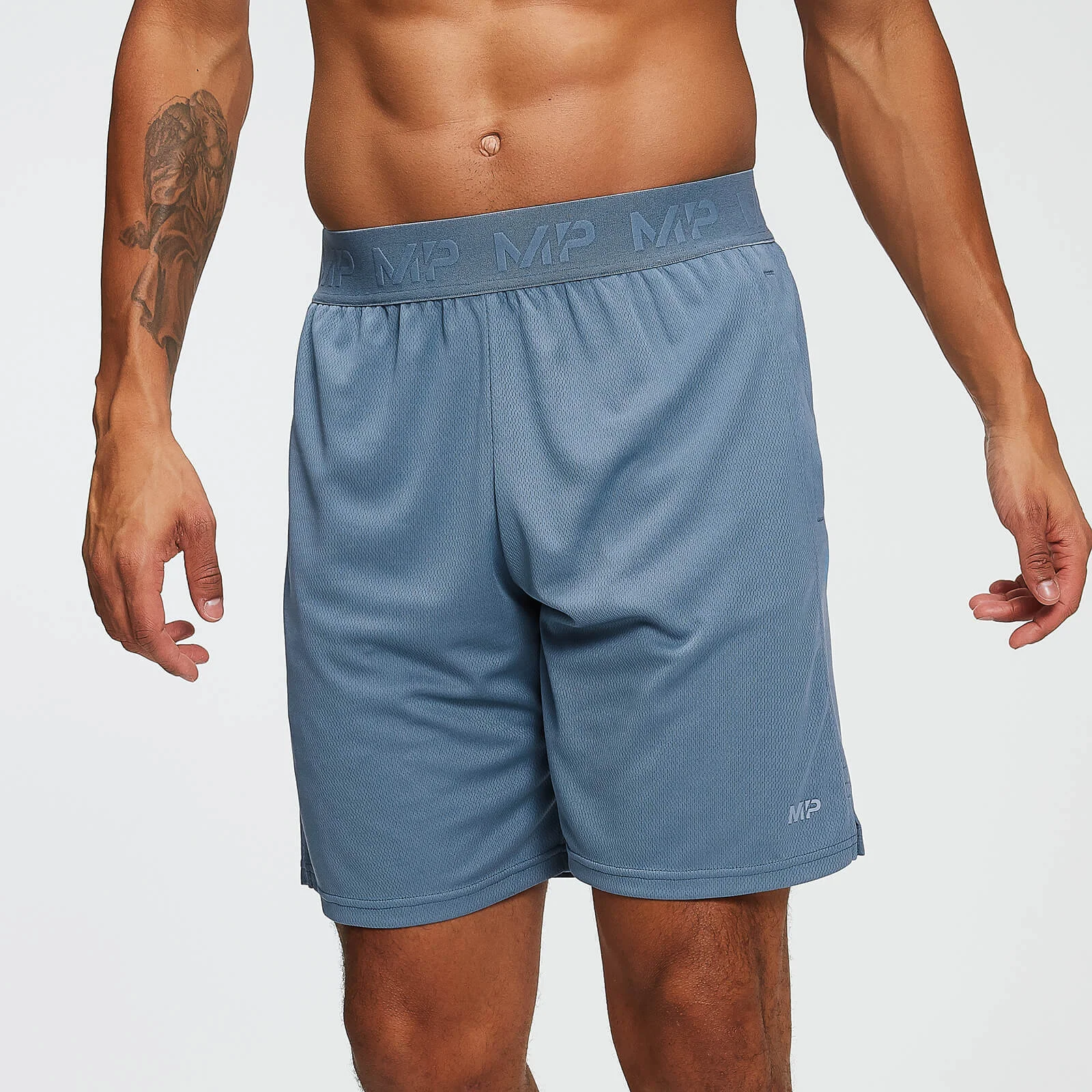 MP Men's Essentials Training Shorts - Washed Blue - XS Obrázek 1