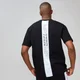 MP pánské Stripe Graphic tričko - Černé