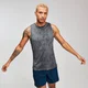MP Tréninkový pánský Distress Tank Top - Černý