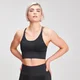 MP Animal Snake bezešvá sportovní podprsenka - Černá