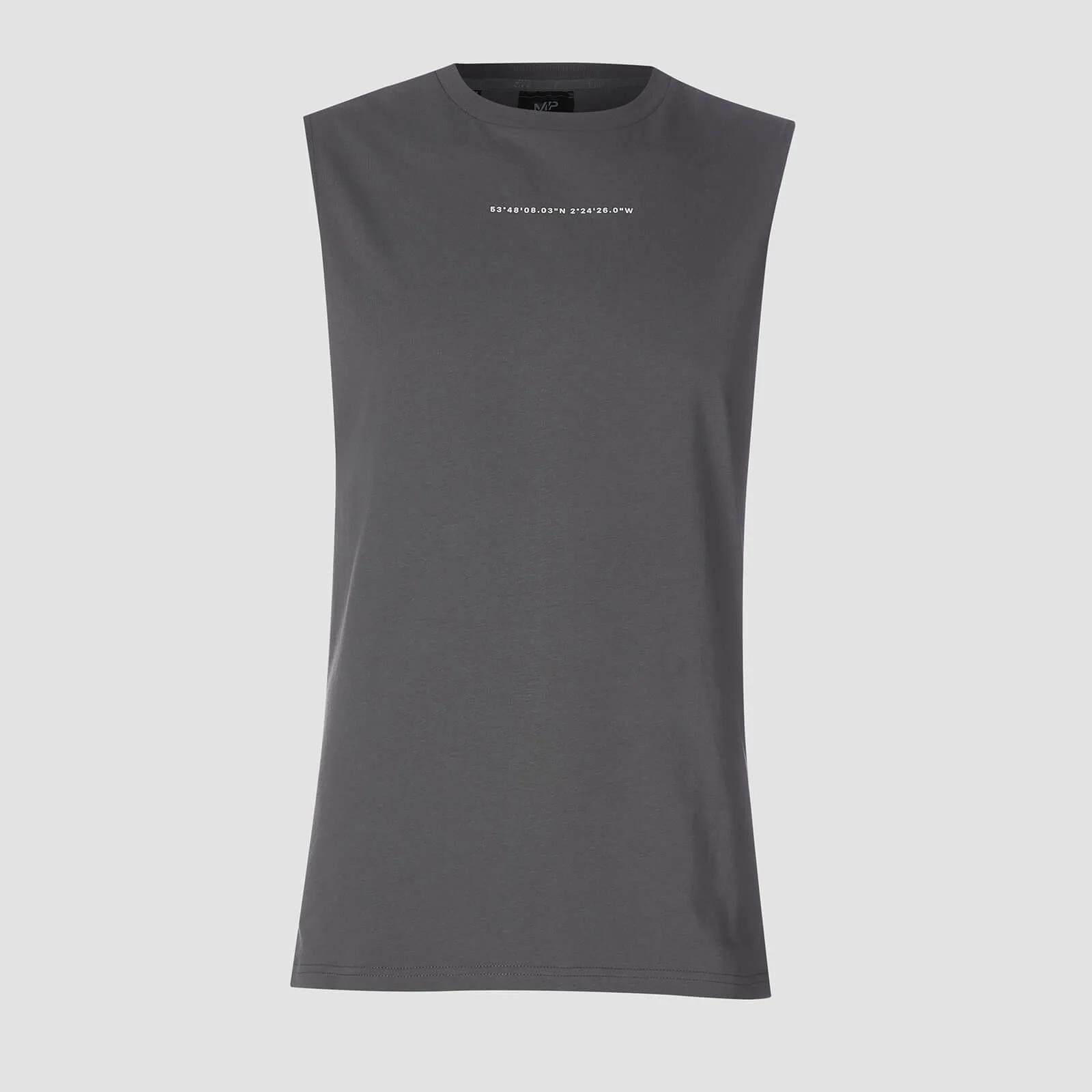 MP Men's Rest Day Coordinates Drop Armhole Tank - Carbon - XS Obrázek 1