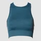 Acid Wash bezešvá podprsenka - Tmavě modrá