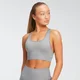 Shape Ultra bezešvá sportovní podprsenka - Tmavě šedá