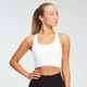 MP dámská bezešvá sportovní podprsenka s překříženými ramínky Shape Seamless Ultra – Bílá