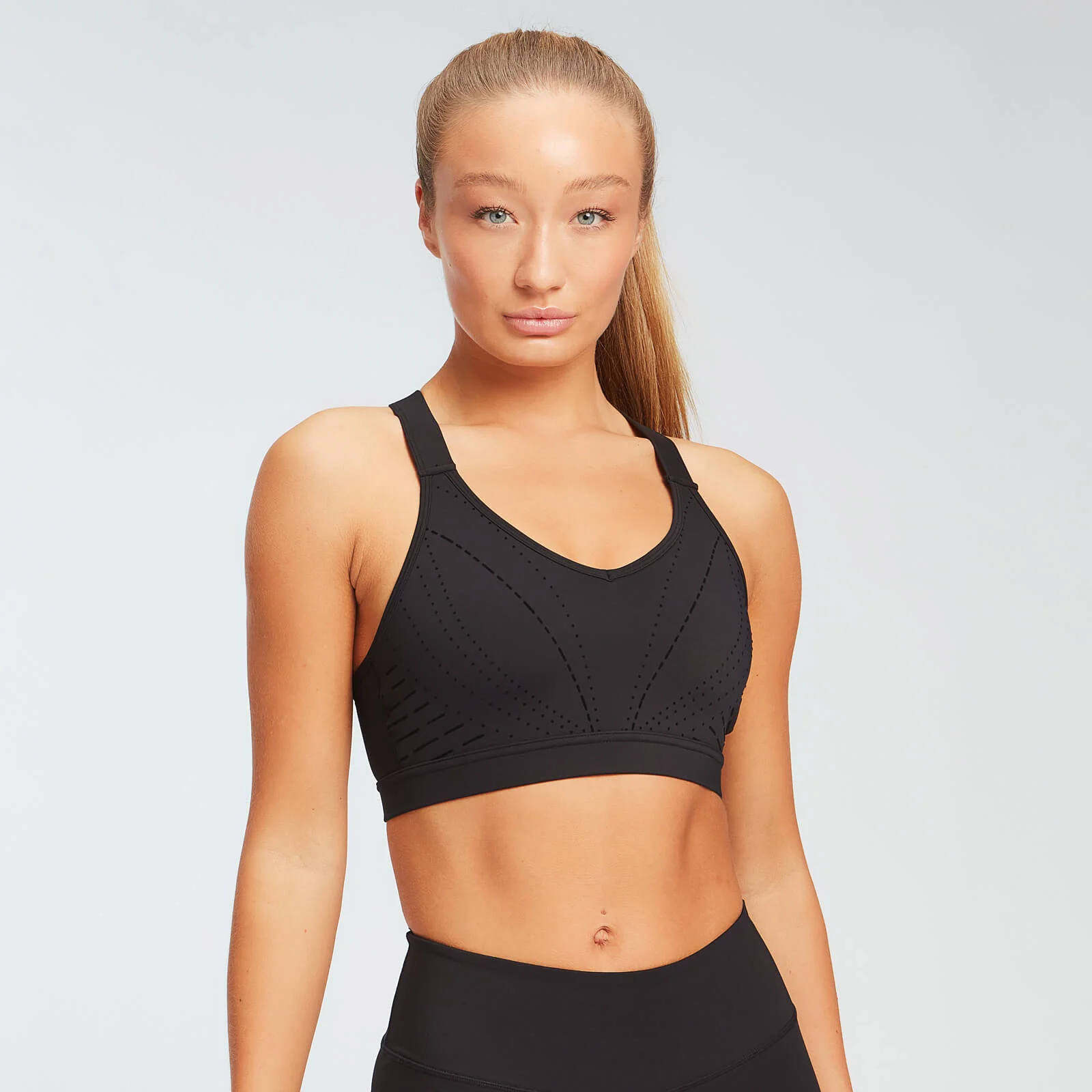 MP dámská podprsenka Geo Print − Černá - XS Obrázek 1