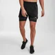 MP pánské šortky 2v1 Velocity – Černé