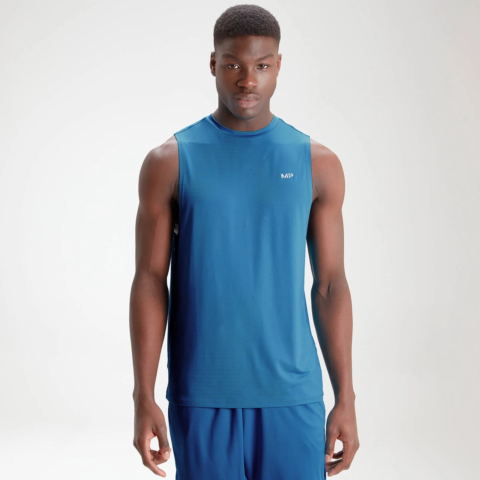 MP Men's Essentials Training Tank - Aqua - XXS Obrázek 1