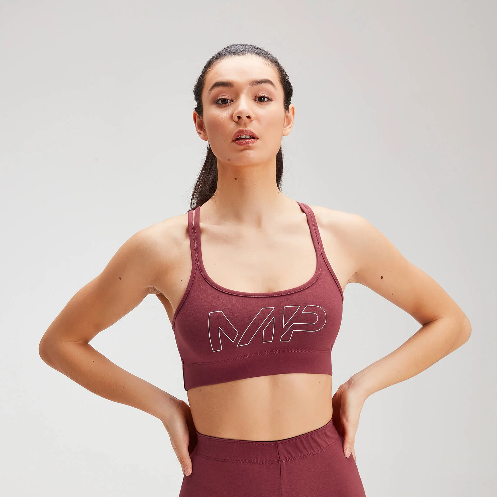 MP Dámská Originals Sportovní Podprsenka – Vínová - XS Obrázek 1