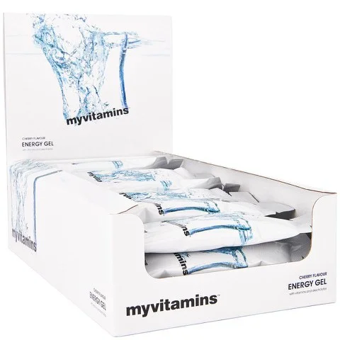 Myvitamins Energy Gel (Box) - 24 x 50g - Třešeň Obrázek 1