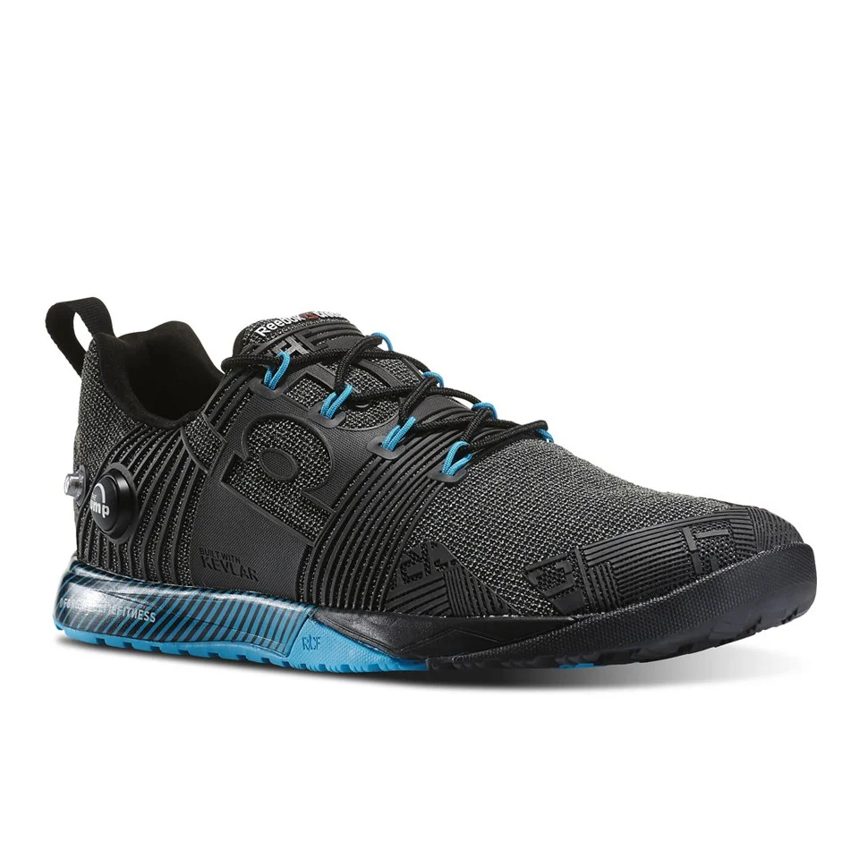 Reebok CrossFit Nano Pump Fusion Trainers - Black/Blue Obrázek 1