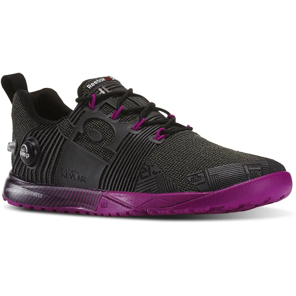 Reebok Women's CrossFit Nano Pump Fusion Trainers - Black/Purple Obrázek 1