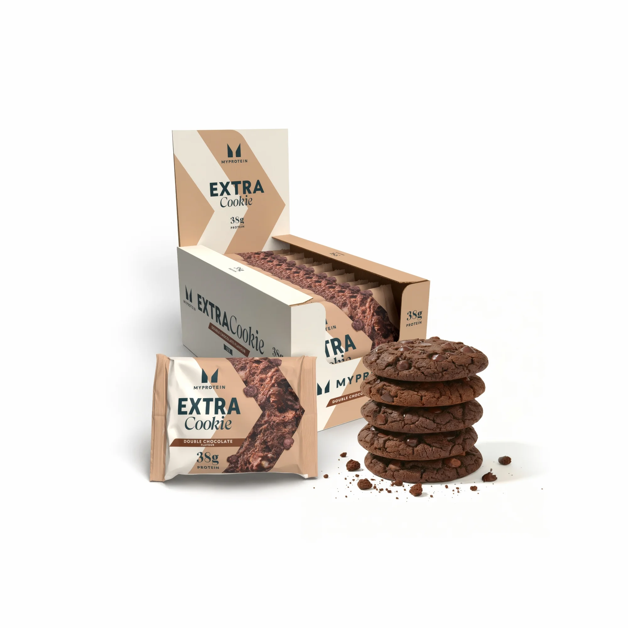 Protein Cookie - 12 x 75g - Dvojitá Čokoláda Obrázek 1