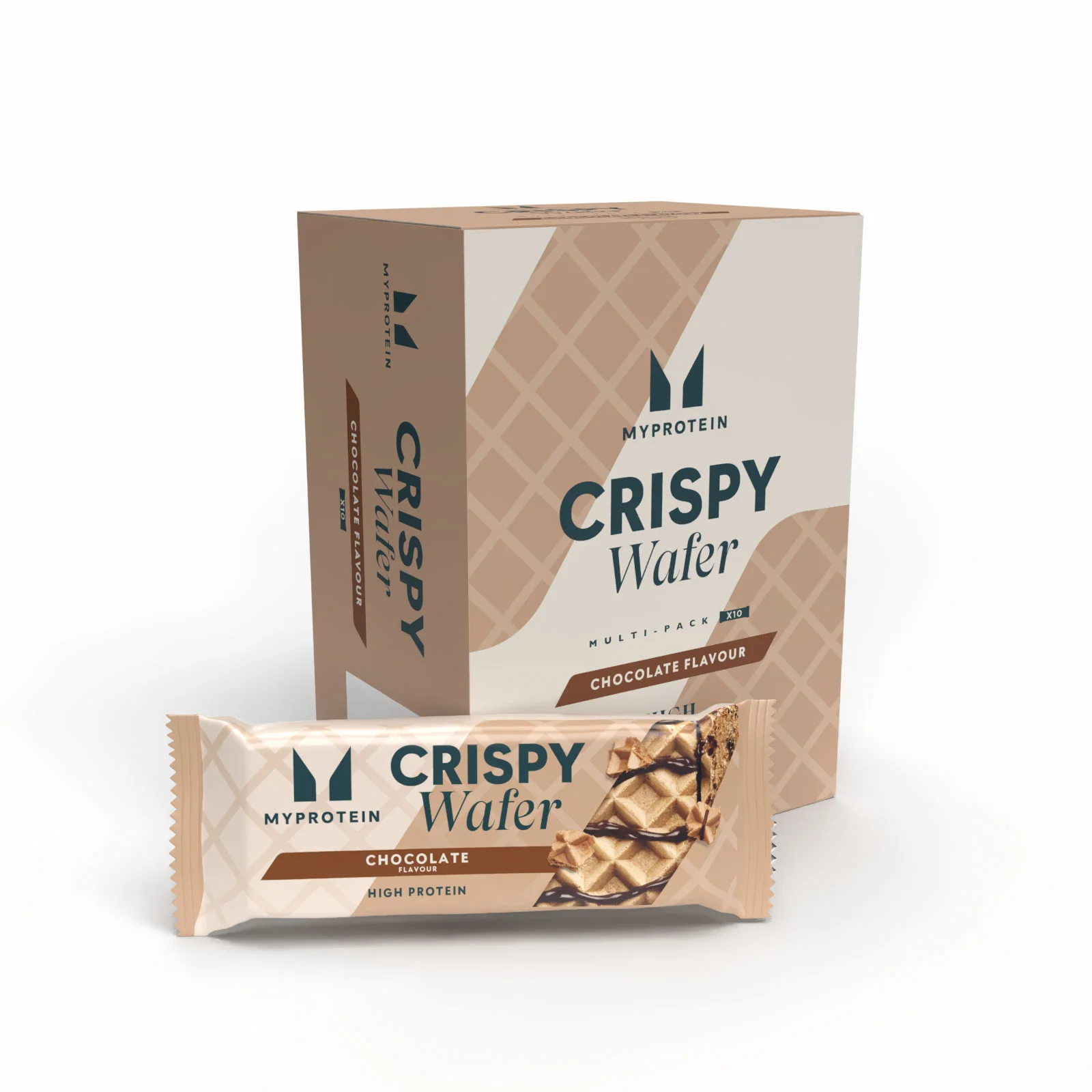 Protein Wafer Oplatky - 10Tyčinky - Čokoláda Obrázek 1