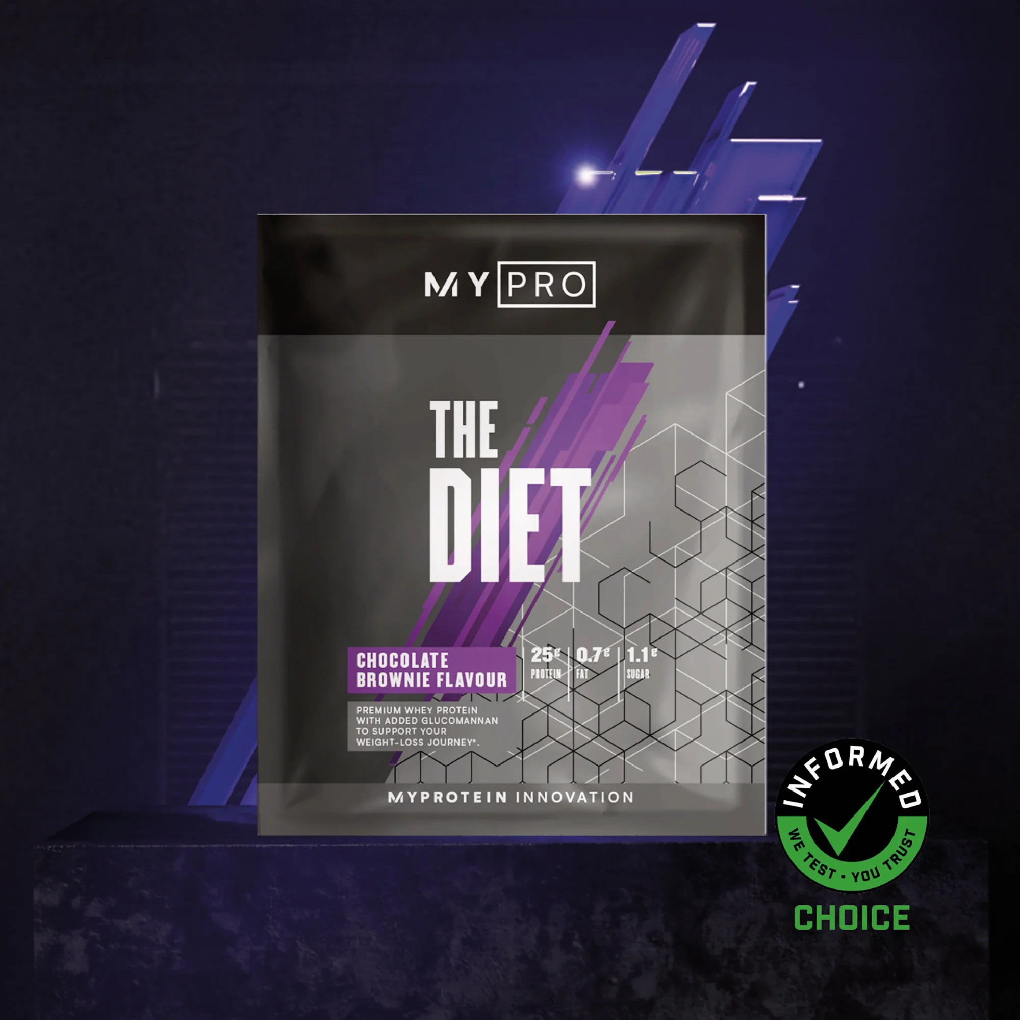 THE Diet (Vzorek) - 34g - Čokoládové Brownie Obrázek 1