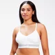 MP dámská bezešvá podprsenka bralette – Bílá