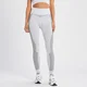 MP Dámské Contrast Rib Seamless Legíny – Černo-bílé
