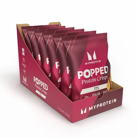 Pufované proteinové chipsy