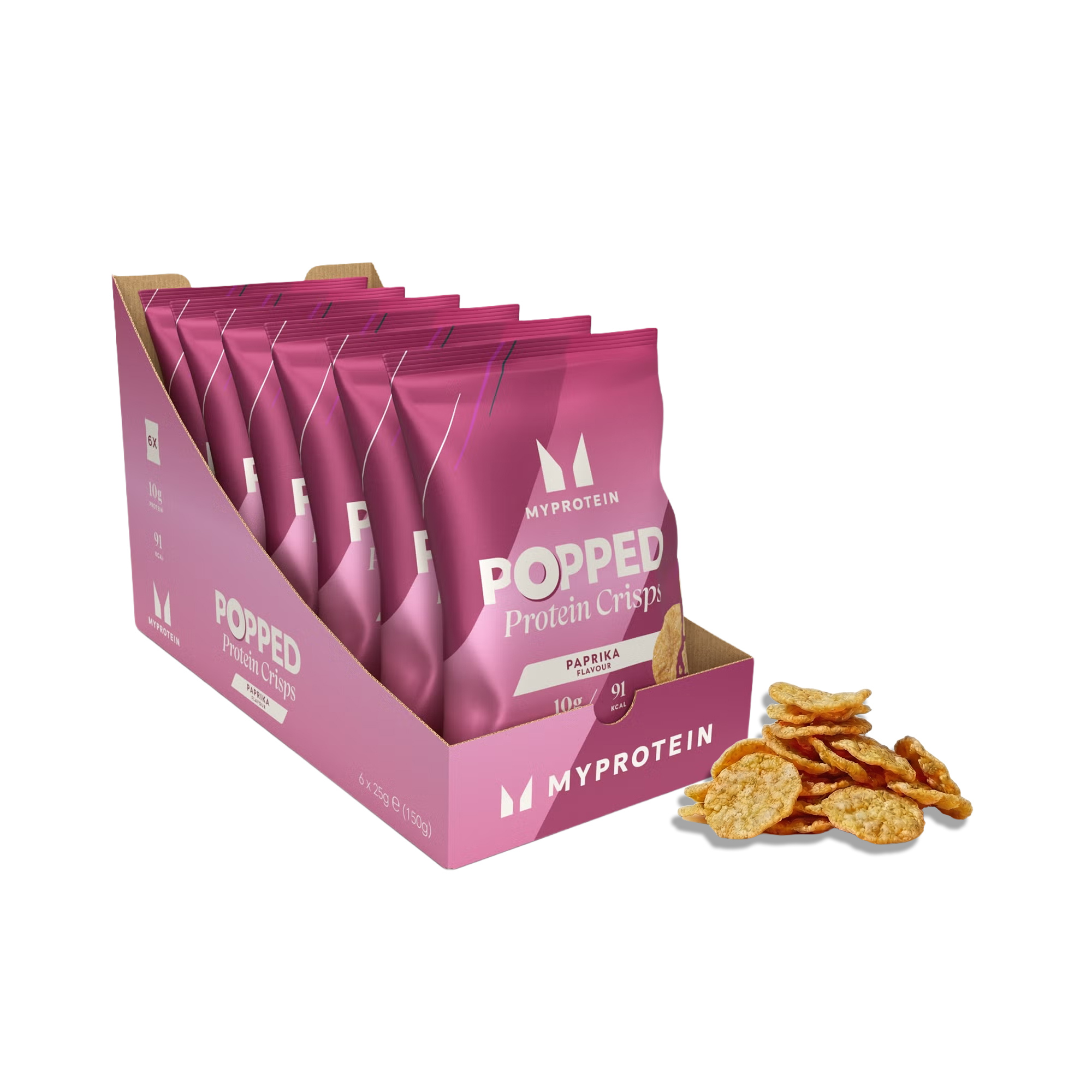 Pufované proteinové chipsy - Paprika Obrázek 1