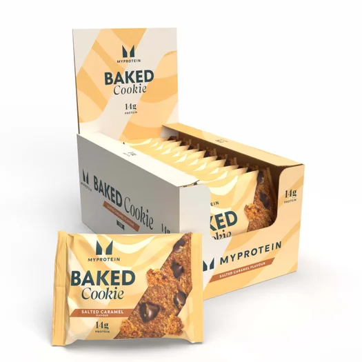 Veganská proteinová sušenka - Slaný Karamel