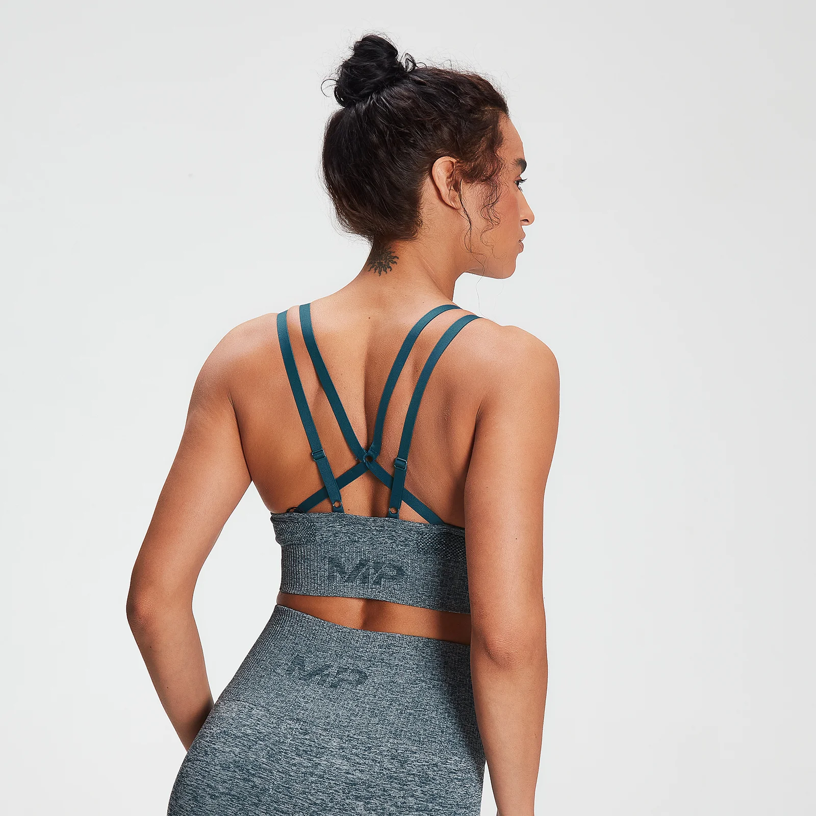 MP Women's Training Seamless Bra - Deep Sea Blue - XXS Obrázek 1