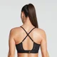 MP Dámská Power Ultra Strappy Sportovní Podprsenka – Černá
