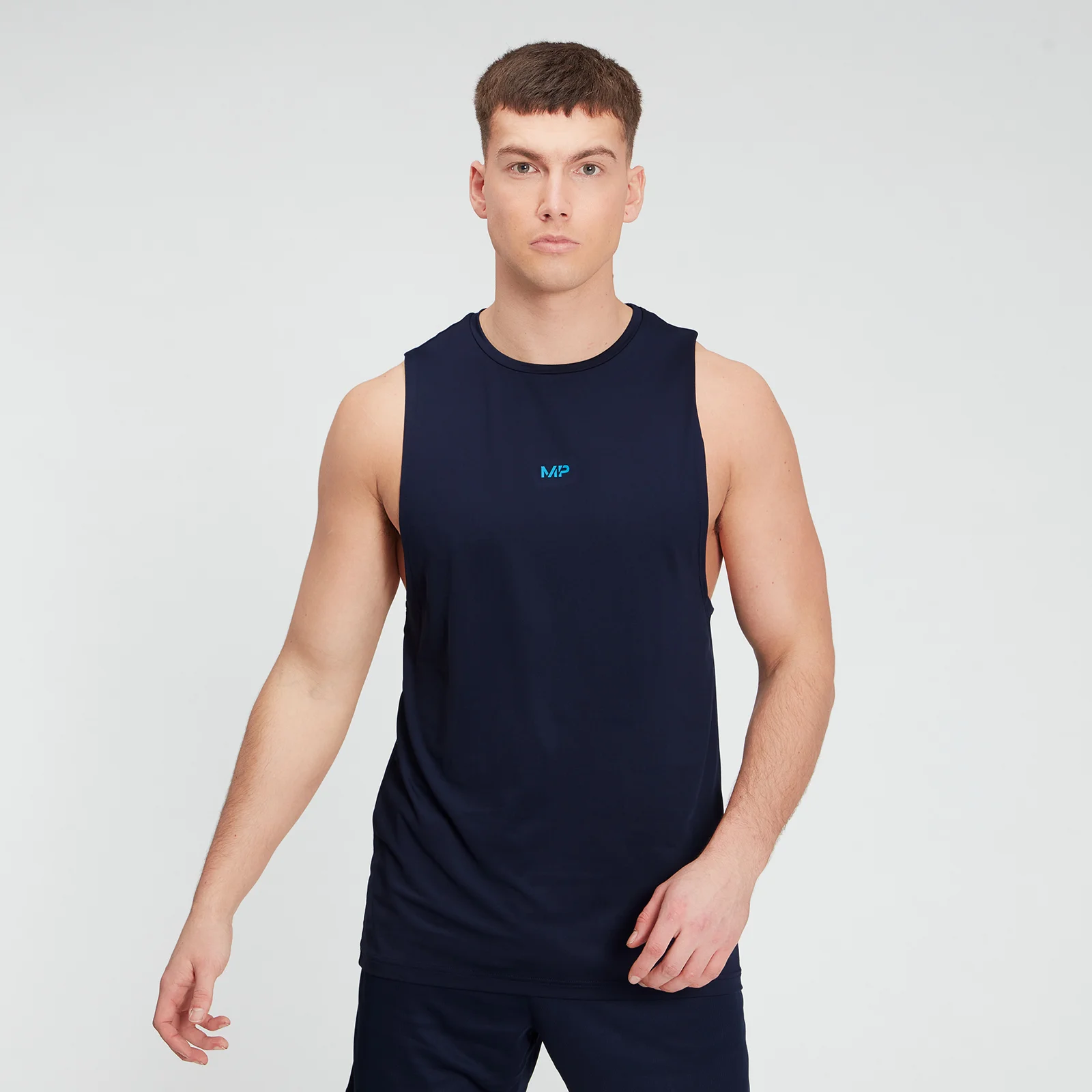 MP Men's Graphic Training Tank - Navy - XXS Obrázek 1