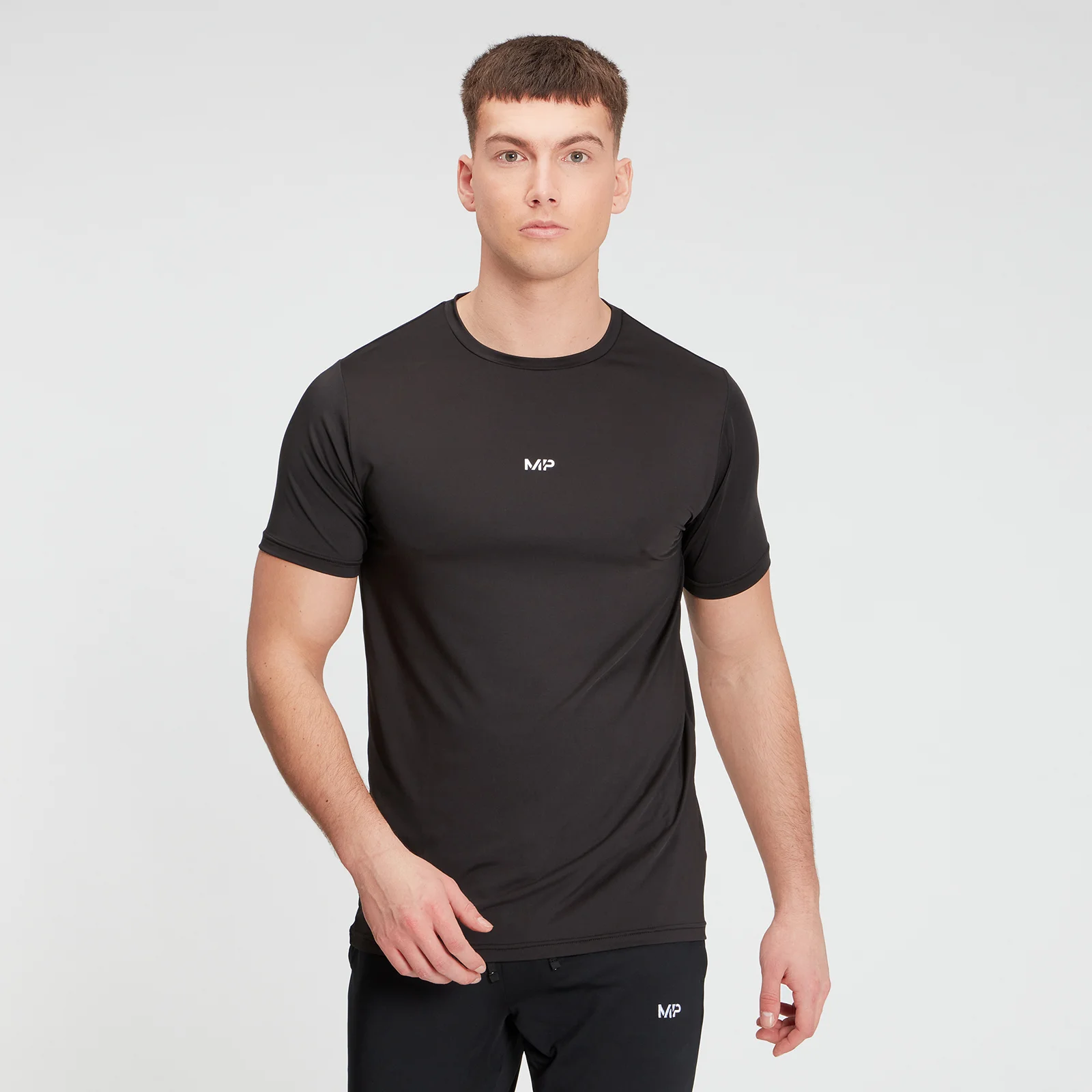 MP Men's Graphic Training Short Sleeve T-Shirt - Black - XXS Obrázek 1