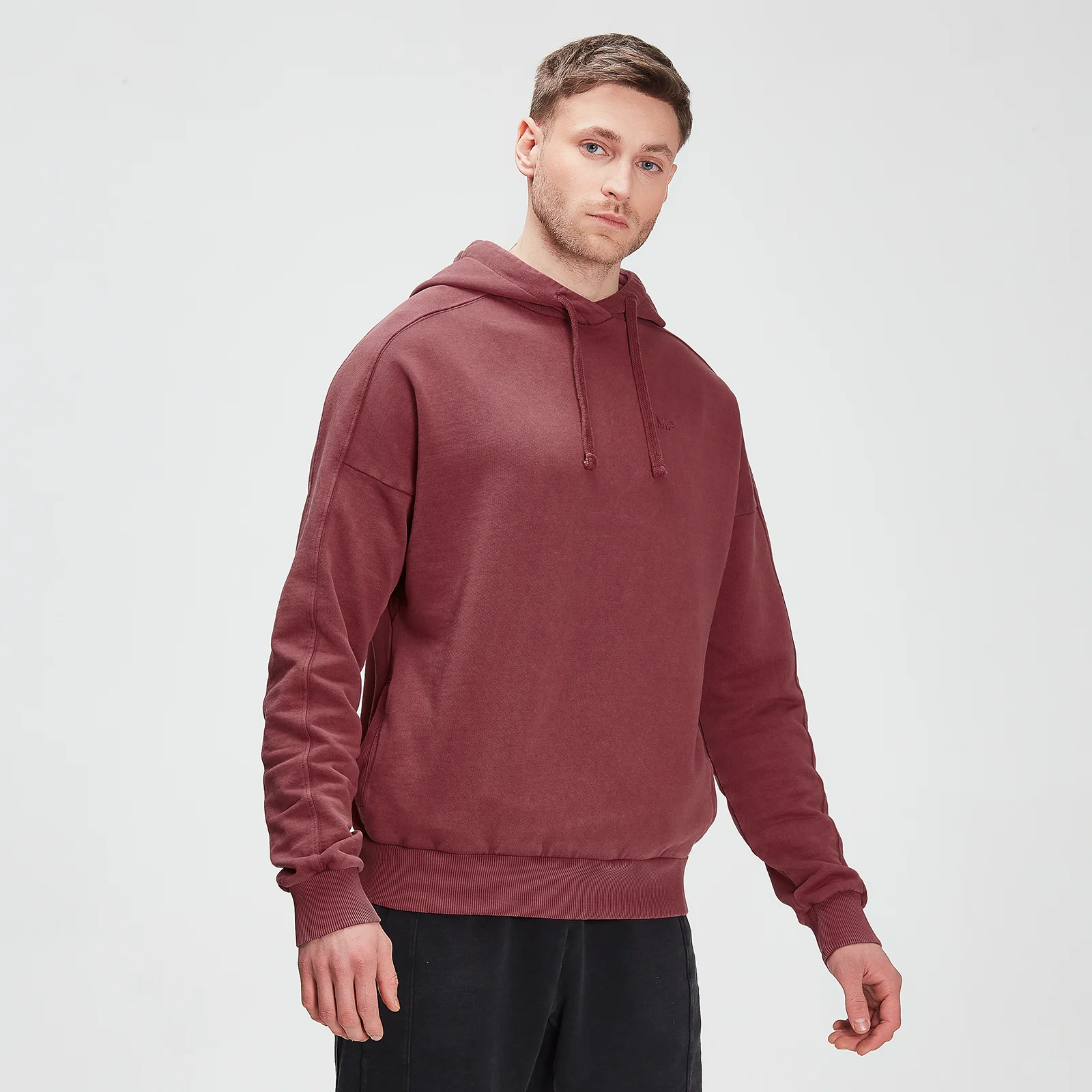 MP Men's Training Hoodie - Claret - XXS Obrázek 1