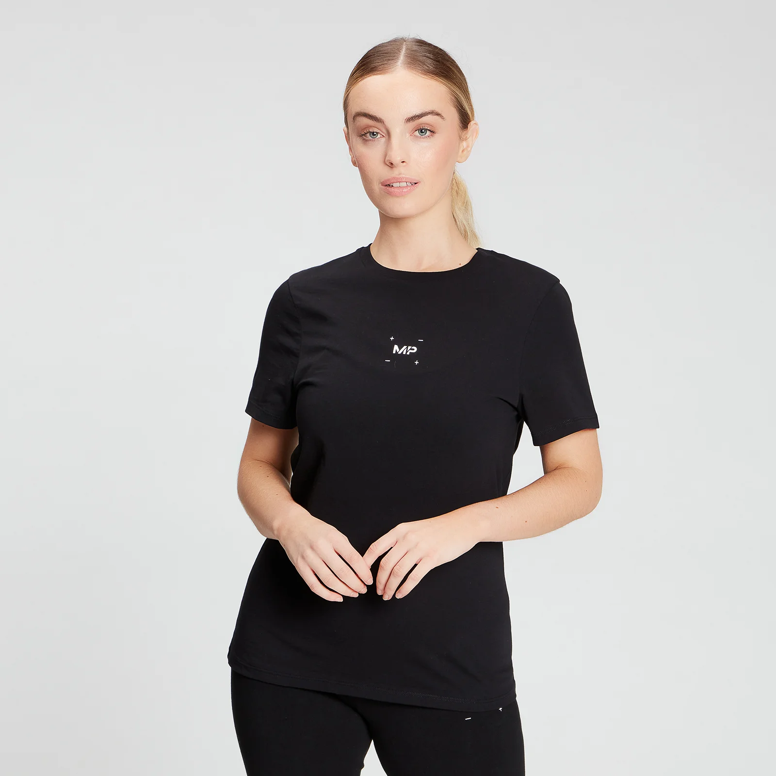 MP Women's Central Graphic T-Shirt - Black - XXS Obrázek 1