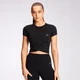 MP Dámský Power Crop Top s Krátkým Rukávem – Černý