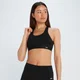 MP Dámská Power Cross Back Sportovní Podprsenka – Černá