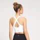 MP Shape bezešvá Cross-Strap podprsenka - Bílá