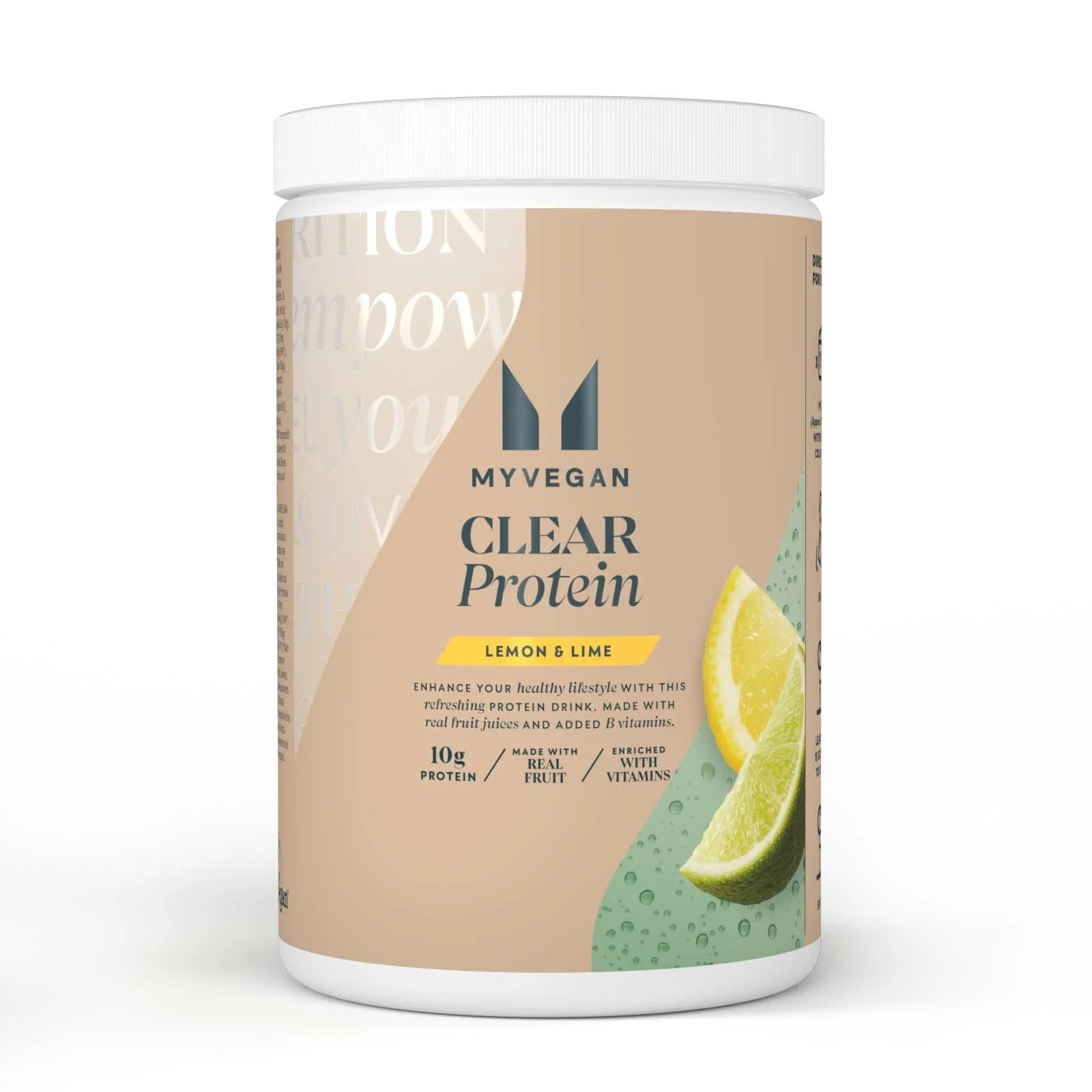 Clear Vegan Protein - 640g - Citrón a Limetka Obrázek 1
