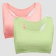 MP Dámská Essentials Bralette Podprsenka (2 ks v balení) Motýlí / Muškátově Růžová