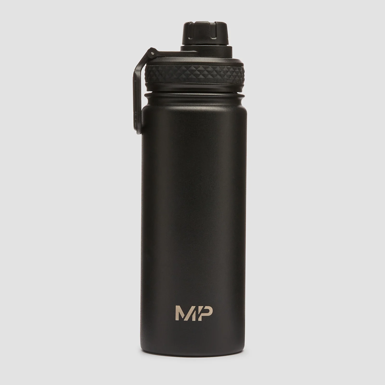 MP Střední Kovová Láhev na Vodu – Černá – 500 ml Obrázek 1