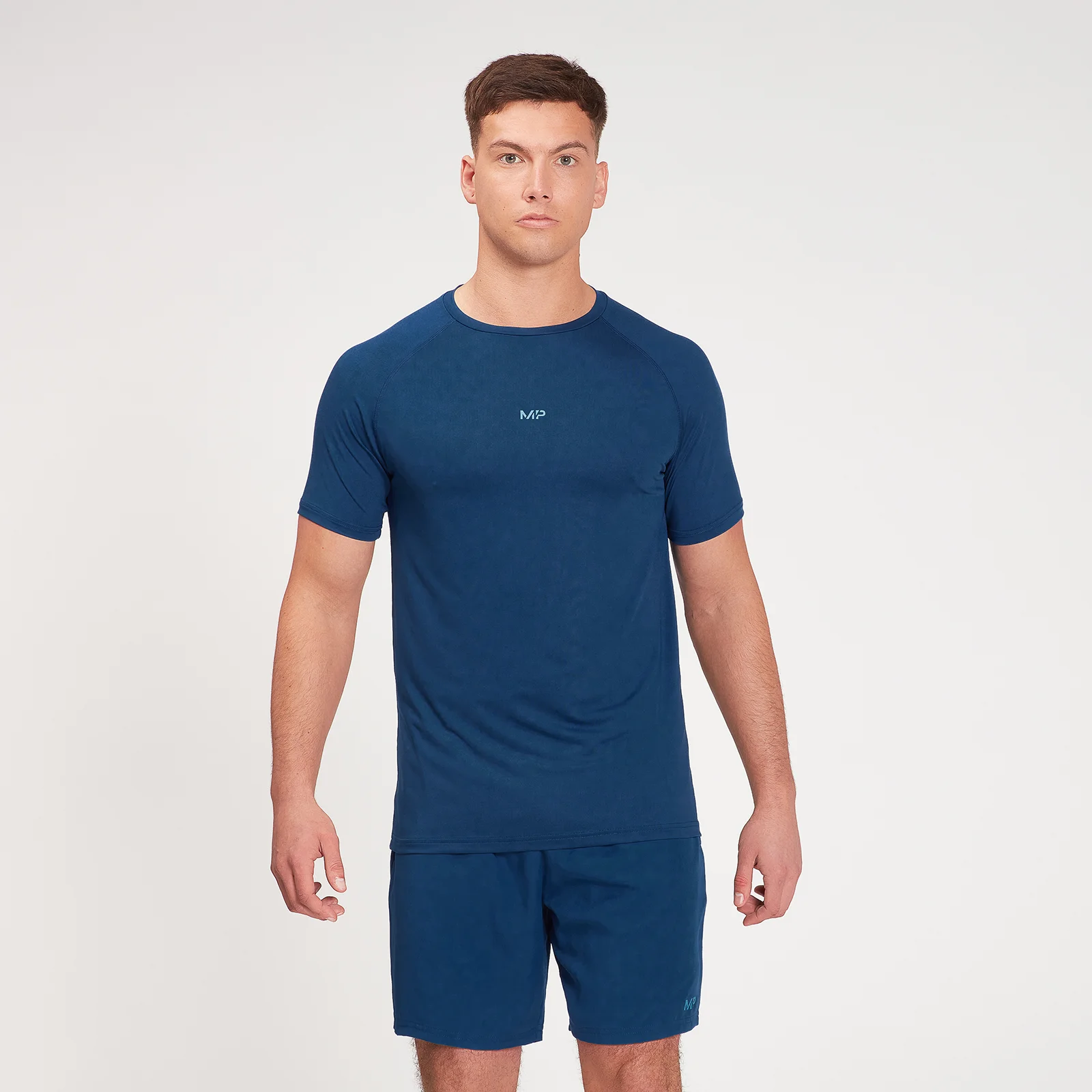 MP Men's Fade Graphic Training Short Sleeve T-Shirt - Dark Blue - XXS Obrázek 1