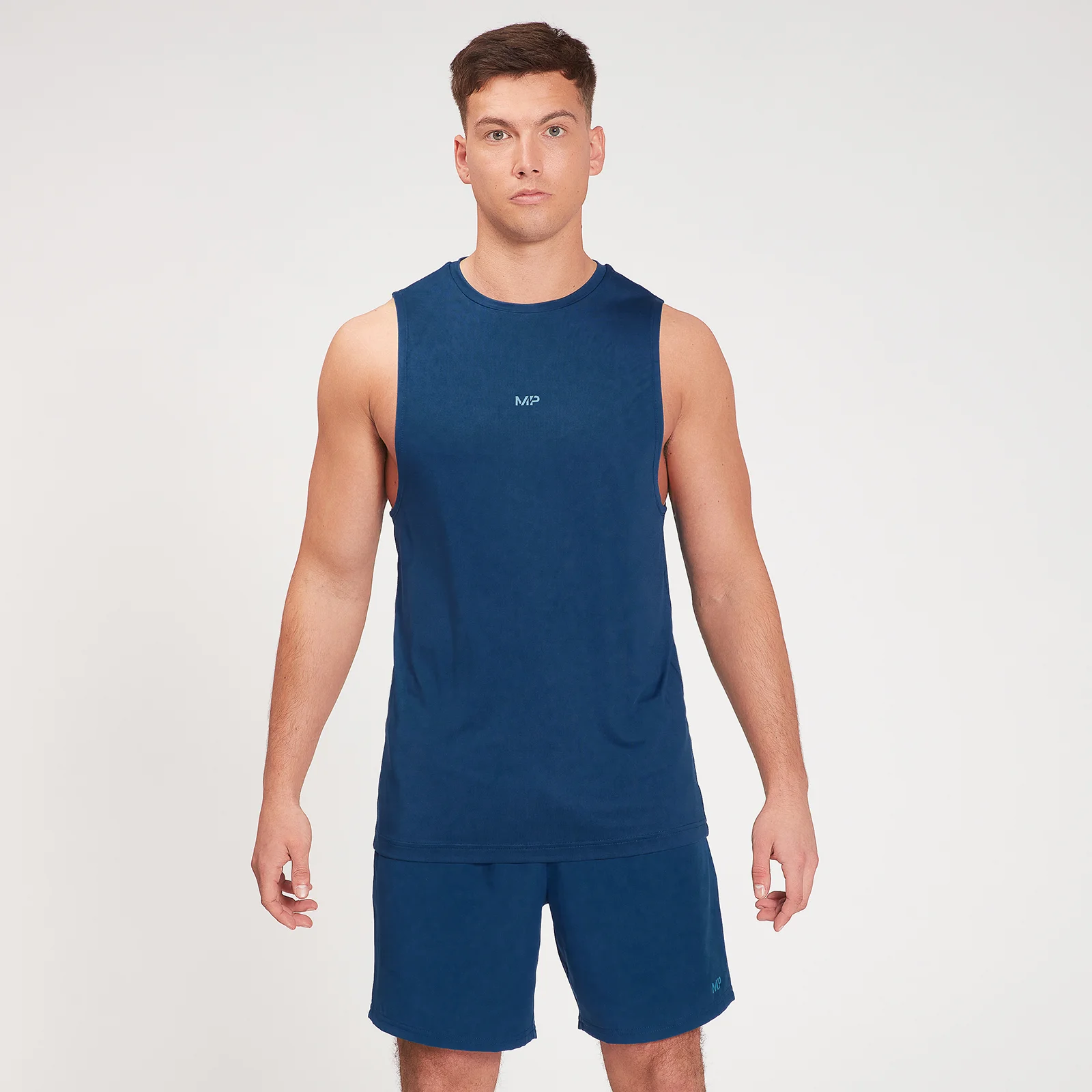 MP Men's Fade Graphic Training Tank - Dark Blue - XXS Obrázek 1